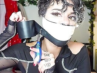 Princess Fina Self Gauze-ball-gagged