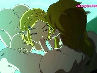 Sexy Blonde Elf Bathing And Fucking Anime Porn Uncensored