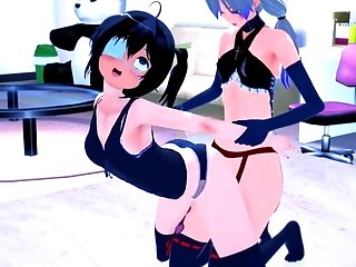 Rikka Takanashi - Night Fuck By Femboy-incubus