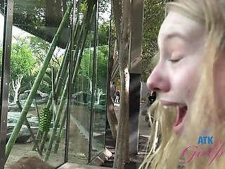 Sweet Blonde Kallie Taylor Goes To The Zoo With Her Beau