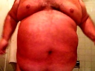 Jiggling My Fat Tits And Belly... Tugging On My Nips